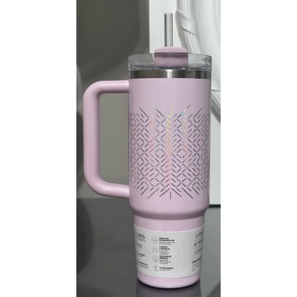 Stanley Quencher H2.0 FlowState Tumbler‎ 30oz, PINK ICICLE GLOSS - Picture 2 of 4